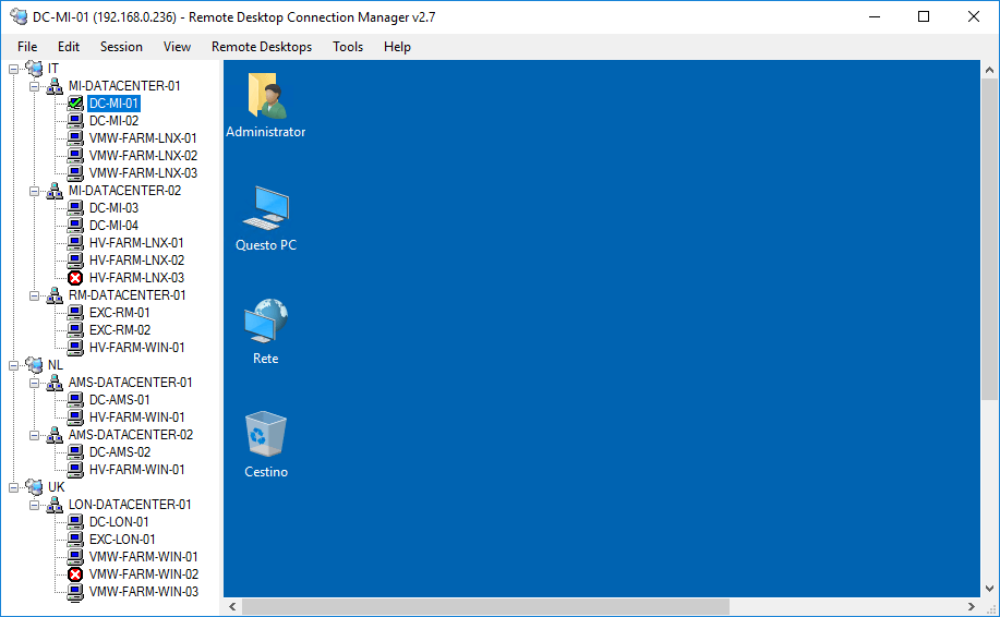 microsoft remote desktop connection manager windows 10